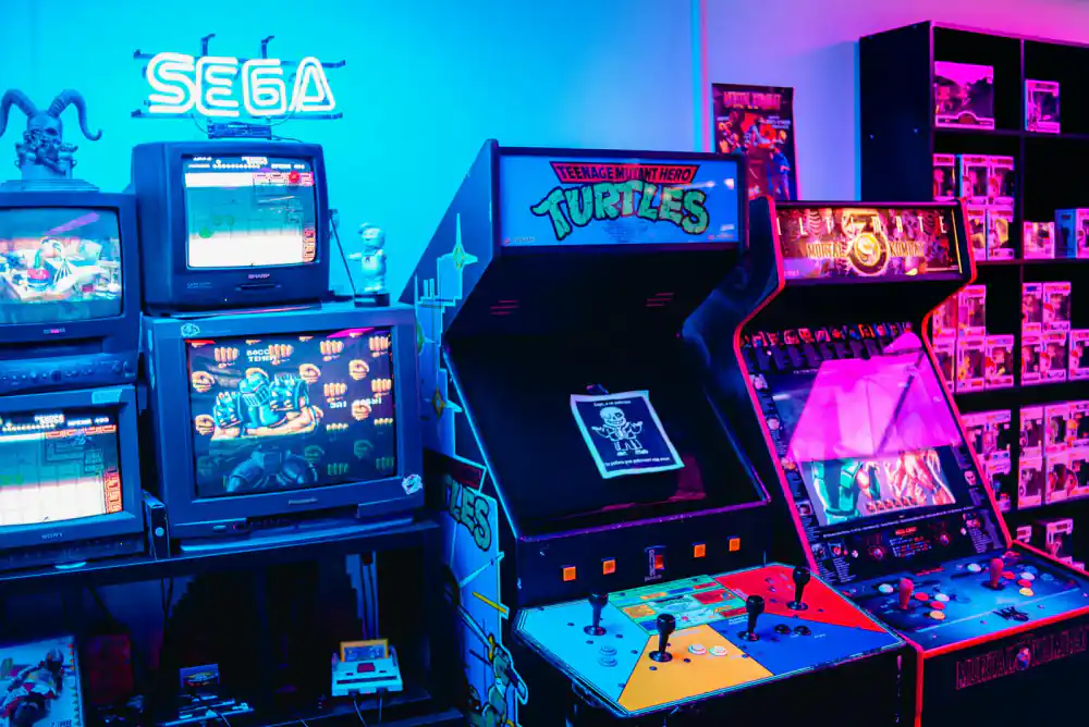Mortal Kombat arcade cabinet art